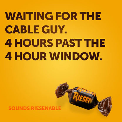 Riesen Dark Chocolate Chewy Toffee Bag 110g