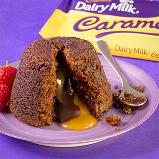 Cadbury Dairy Milk Caramel 180g แคดเบอรี แดรี่มิลค์ ช็อกโกแลตนมสอดไส้คาราเมล 180 กรัม