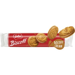 Lotus Biscoff Sandwich Biscoff Cream 150g โลตัสบิสคอฟแซนด์วิชบิสคอฟครีม 150กรัม