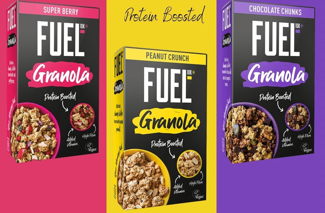 Fuel Peanut Crunch Granola Protein Boosted 400g ฟิว ถั่วลิสงค์ ครันช์ กราโนล่า โปรตีน บูสท์ 400 กรัม