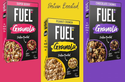 Fuel Peanut Crunch Granola Protein Boosted 400g ฟิว ถั่วลิสงค์ ครันช์ กราโนล่า โปรตีน บูสท์ 400 กรัม