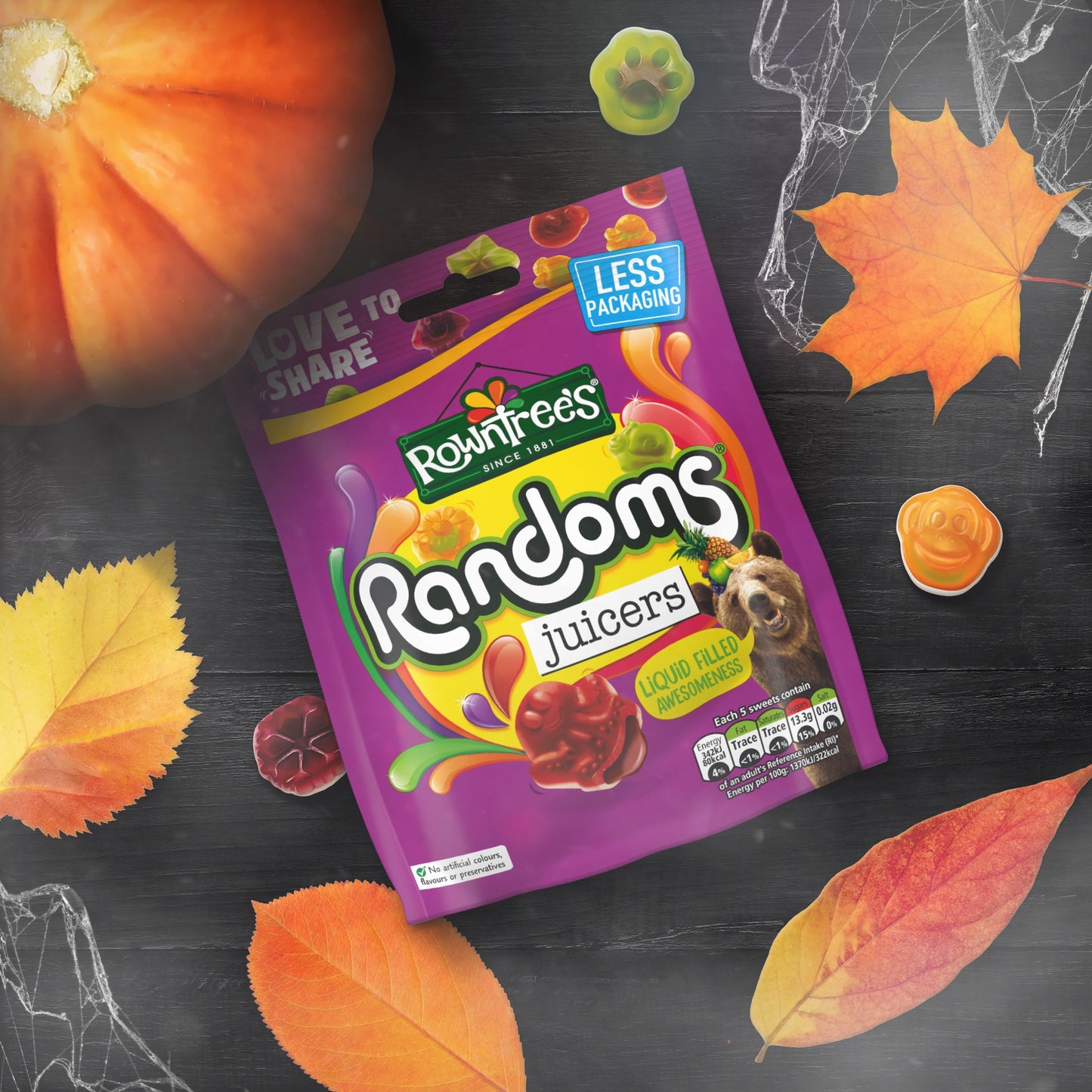 [BestBefore-31Jul2025] Rowntrees Random Juice Jelly  140G