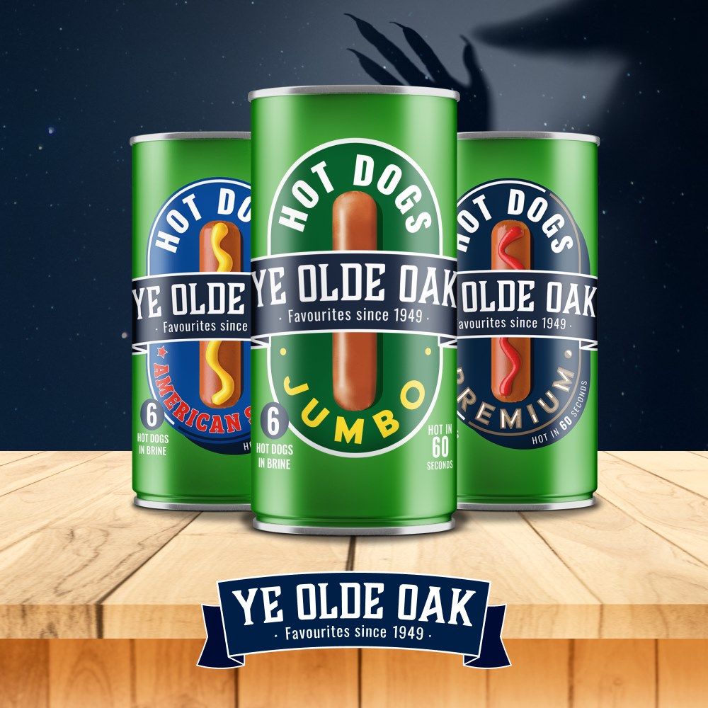 Ye Olde Oak Premium Jumbo Hot Dogs 560g