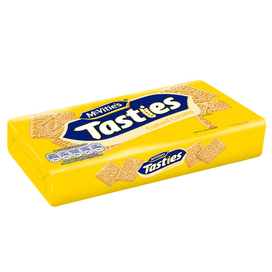 McVities Tasties Custard Creams 300g แมคไวตี้ส์ แทสตี้ คัสตาร์ดครีม 300กรัม