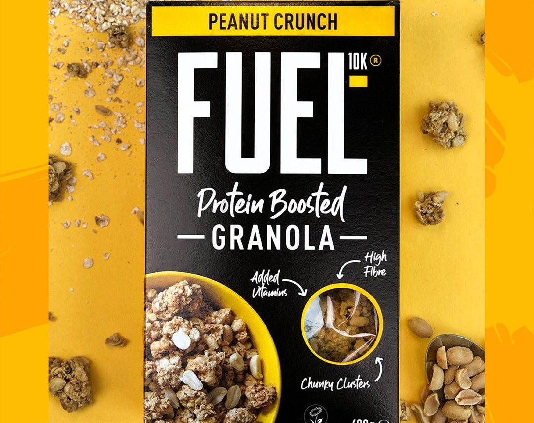Fuel Peanut Crunch Granola Protein Boosted 400g ฟิว ถั่วลิสงค์ ครันช์ กราโนล่า โปรตีน บูสท์ 400 กรัม
