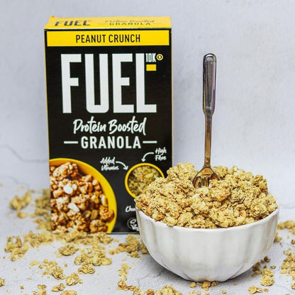 Fuel Peanut Crunch Granola Protein Boosted 400g ฟิว ถั่วลิสงค์ ครันช์ กราโนล่า โปรตีน บูสท์ 400 กรัม