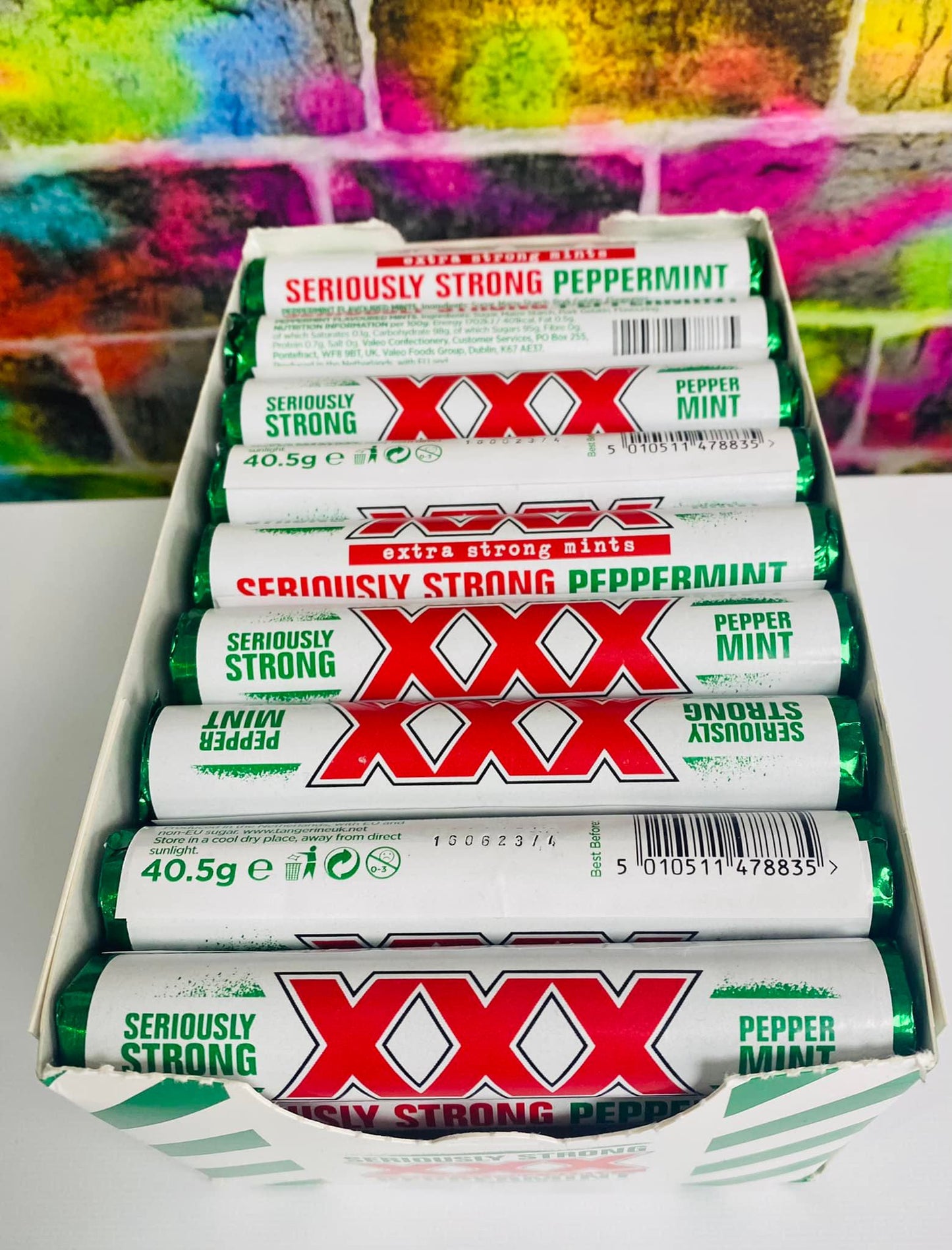 Seriously Strong XXX Extra Strong Peppermint 40.5g 5 Packs