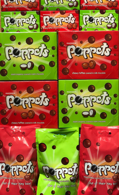 [BestBefore-14Oct2025] Poppets Dark Chocolate Coated Mint Creams Pouch 130g