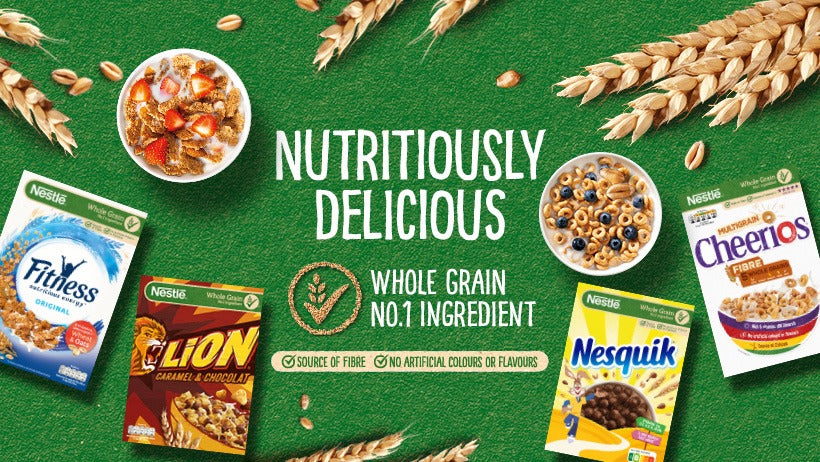 [BestBefore-31Dec2025] Nestle Lion Breakfast Cereal Bars 150g