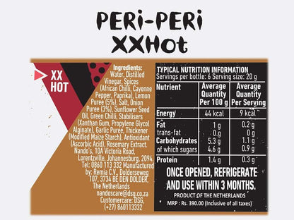 Nandos Peri Peri XX Hot Sauce 250g
