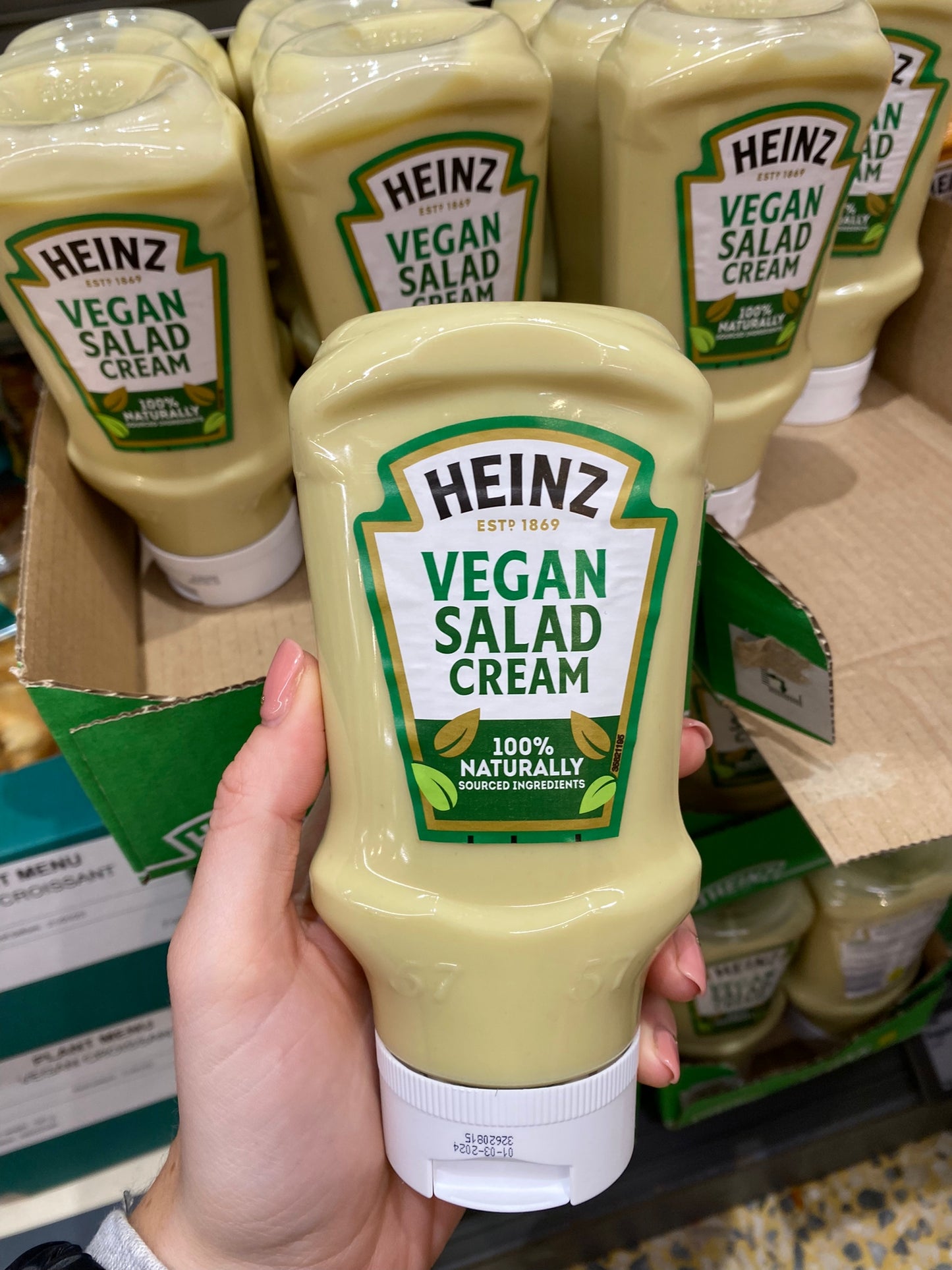 Heinz Vegan Salad Cream 400ml ไฮนซ์วีแกนสลัดครีม 400 มิลลิลิตร