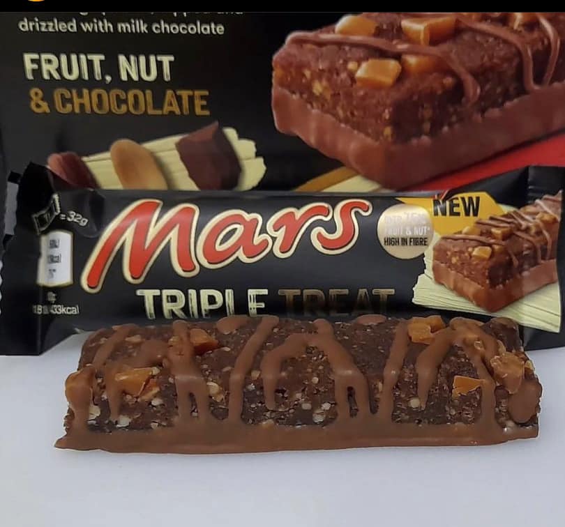 Mars Triple Treat Fruit Nut & Chocolate Bar[4 x 32g] 128g