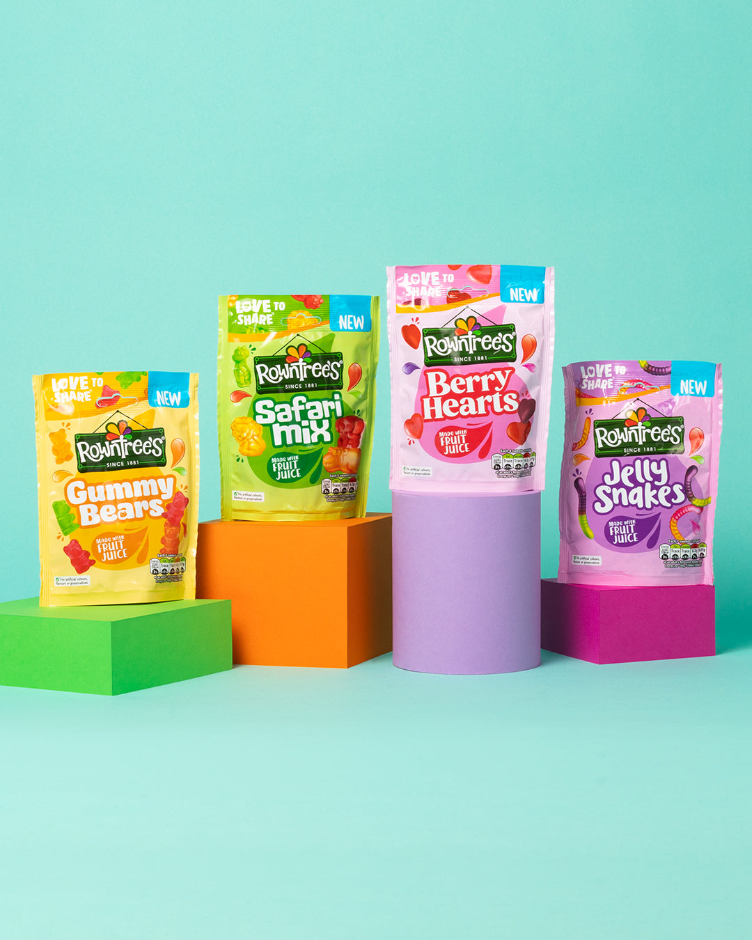 [BestBefore-31Jul2025] Rowntrees Random Juice Jelly  140G