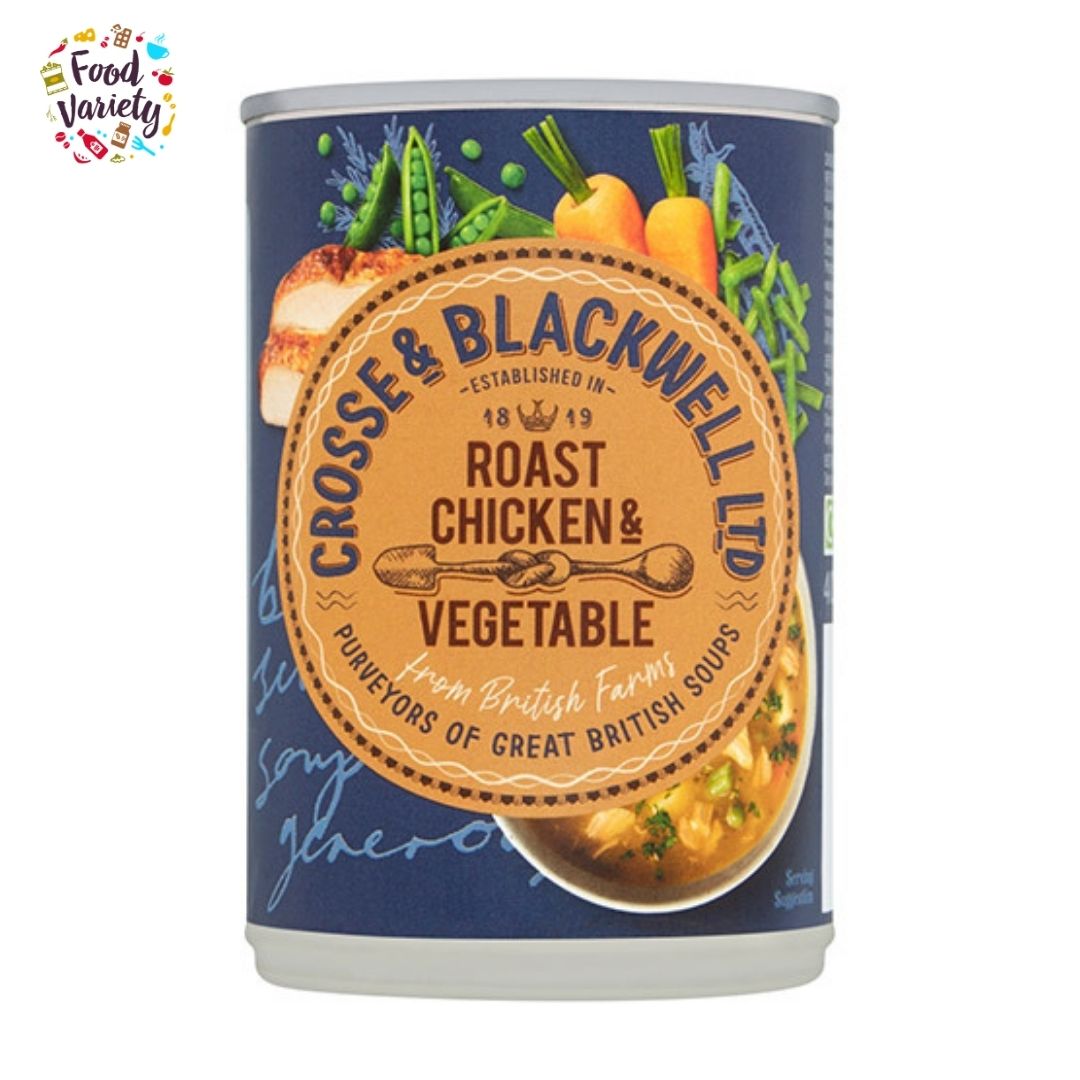 Crosse & Blackwell Roast Chicken & Vegetable 400g ครอส แอนด์ แบล็กเวล ซุปไก่อบและผัก 400กรัม