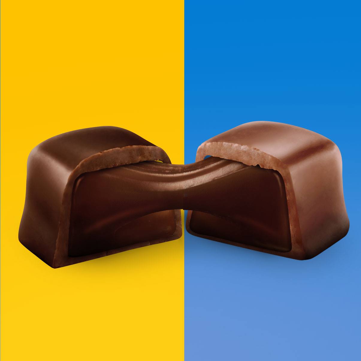 Riesen Dark Chocolate Chewy Toffee Bag 110g