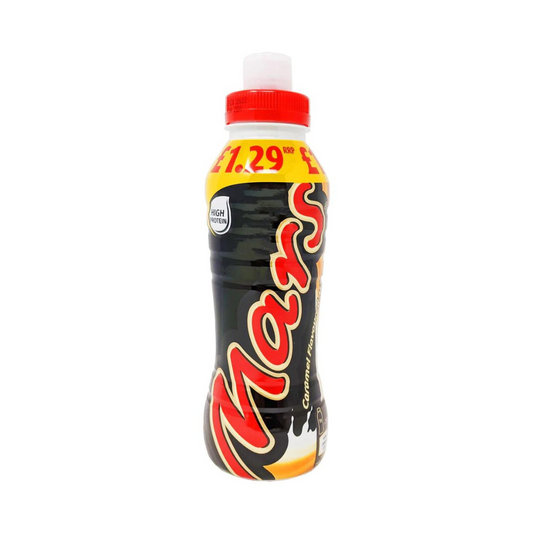 [BestBefore-11Jul2025] MARS Milkshake Chocolate Milk Drink With Malt Extract Caramel 350ml