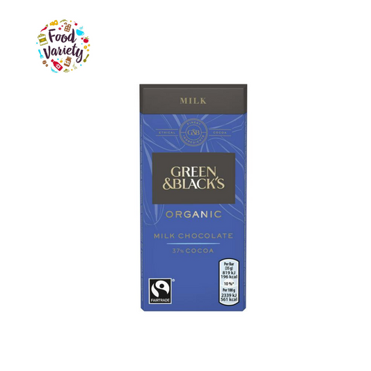 Green & Black's Organic Milk Chocolate 37% Cocoa 90g