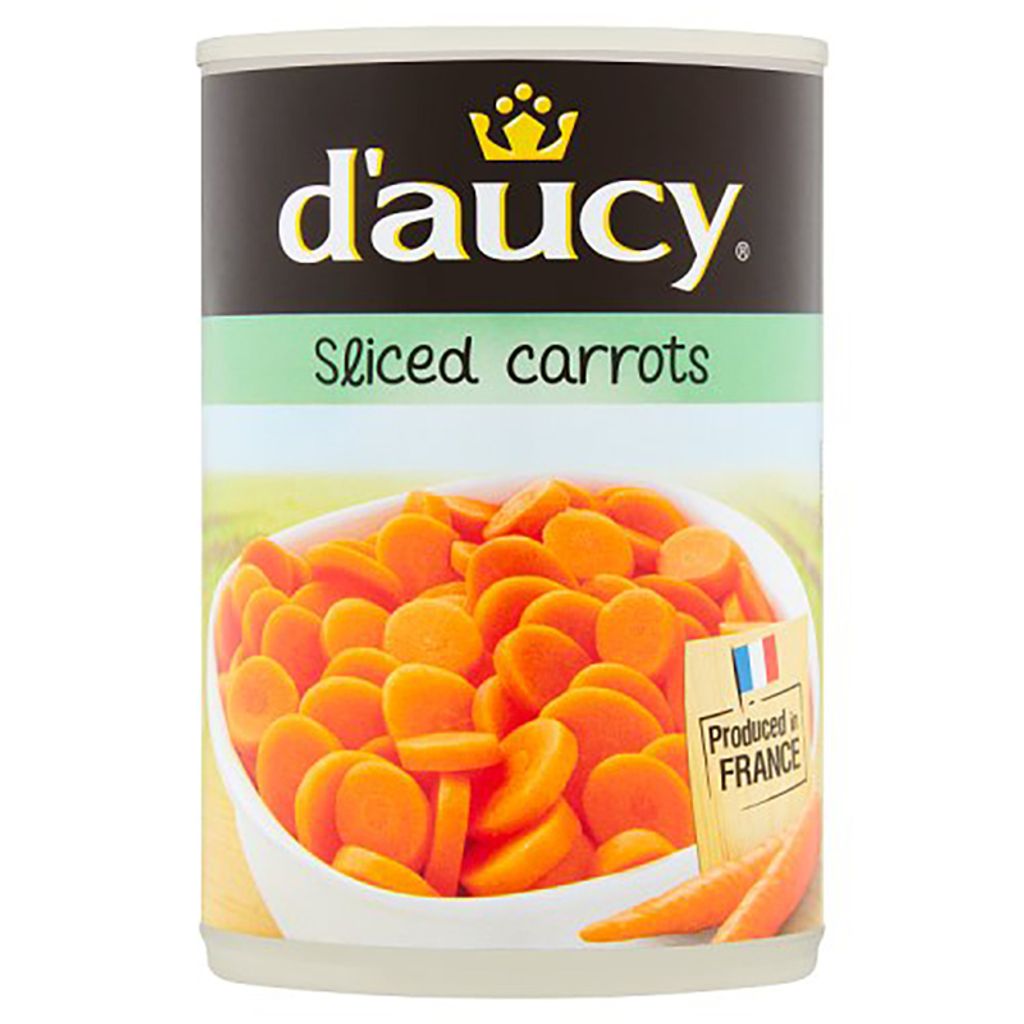 D'aucy sliced carrots 400g