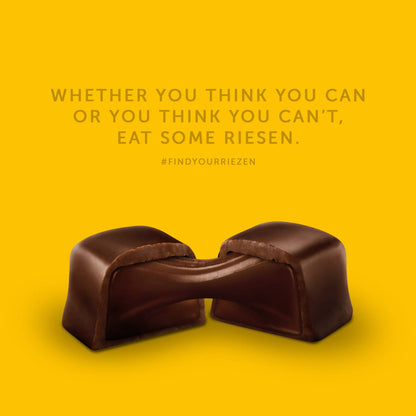 Riesen Dark Chocolate Chewy Toffee Bag 110g