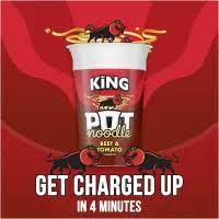 Pot Noodle Beef & Tomato Flavour 90g พ็อต นู้ดเดิ้ล รสเนื้อวัวและมะเขือเทศ 90 กรัม