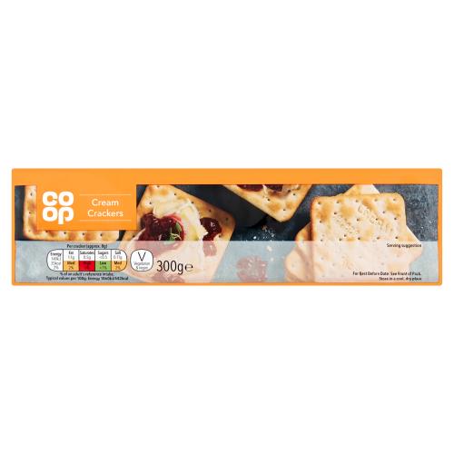 Co Op Cream Crackers 300g