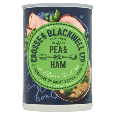 Crosse & Blackwell Pea & Ham 400g  C&B ซุปถั่วและแฮม 400กรัม