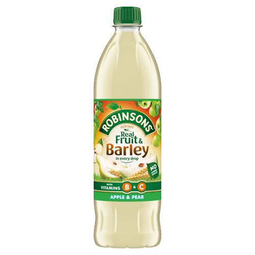 Robinsons Fruit and Barley - Apple and Pear 1L โรบินสันส์ ฟรุตแอนด์บาร์เลย์ น้ำแอปเปิ้ลและลูกแพร์ 1ลิตร