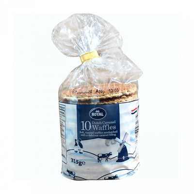 Royal Dutch Caramel Waffle Round Sheet 315g