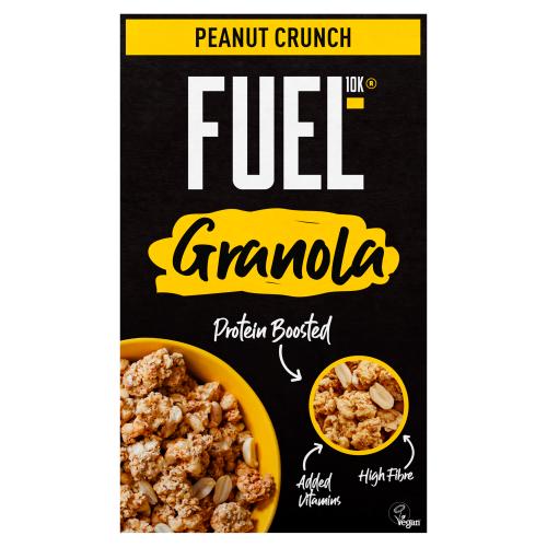 Fuel Peanut Crunch Granola Protein Boosted 400g ฟิว ถั่วลิสงค์ ครันช์ กราโนล่า โปรตีน บูสท์ 400 กรัม