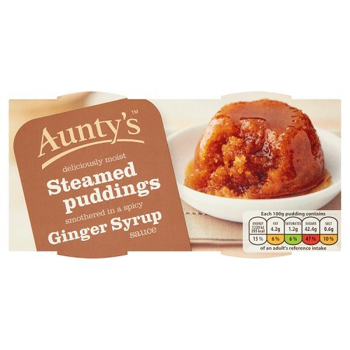 Aunty’s Steamed Puds Ginger Syrup 2x95g