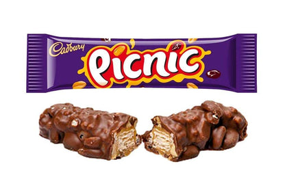 [BestBefore-08Nov2025] Cadbury Picnic Chocolate Bar 4 Pack 128g
