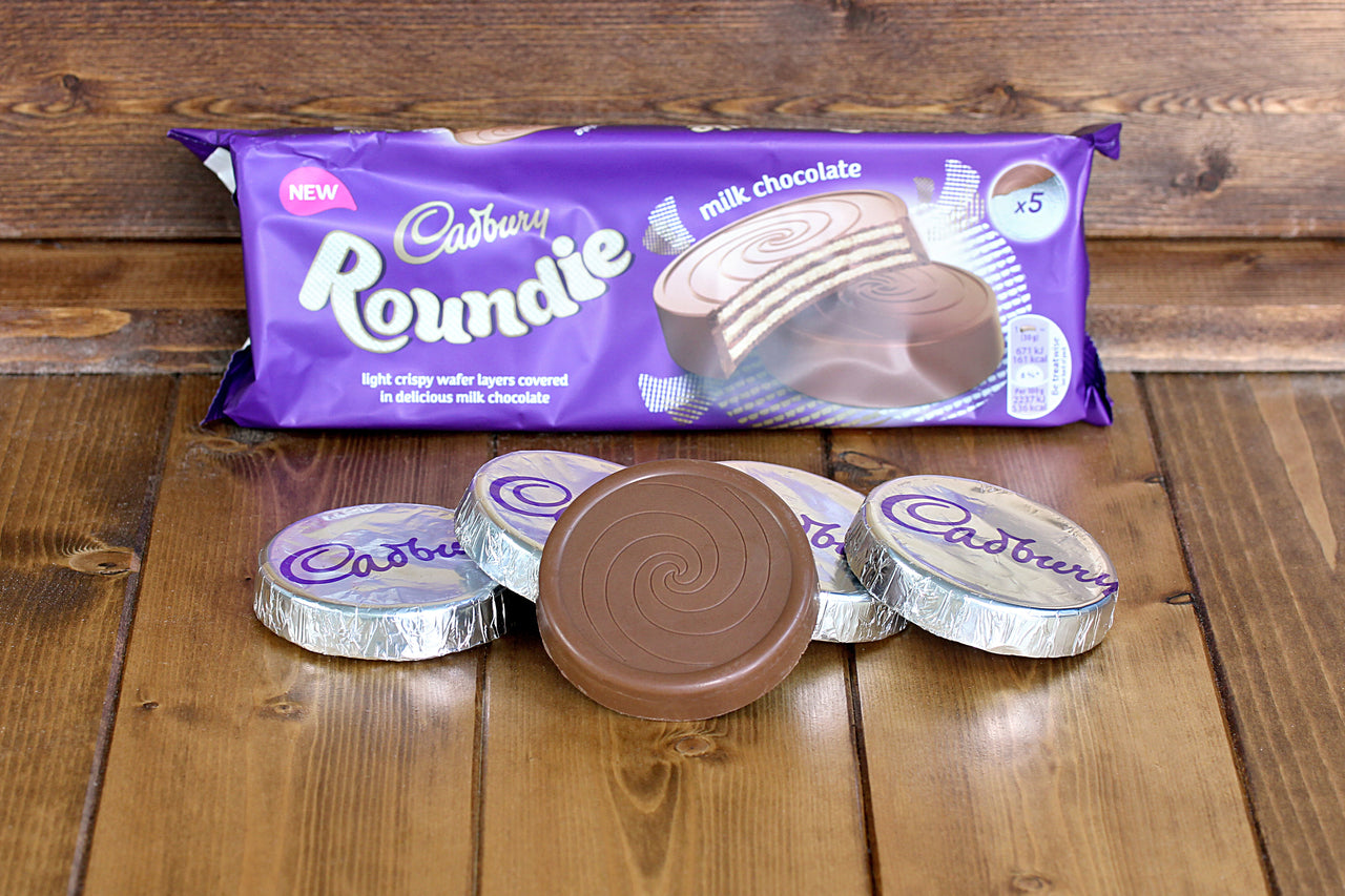 [BestBefore-31Dec2025] Cadbury Roundie Milk Chocolate Wafer Rounds 180g