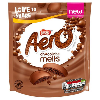 Nestle Aero Chocolate Melts 92g เนสท์เล่ แอโร รสช็อกโกแลตละลาย 92 กรัม