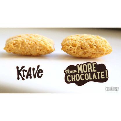 Kellogg’s Krave Chocolate hazelnut 410g เคลล็อกส์ เครฟ ซีเรียลอาหารเช้า สอดใส้ ช็อกโกแลต และ เฮเซลนัท 410g