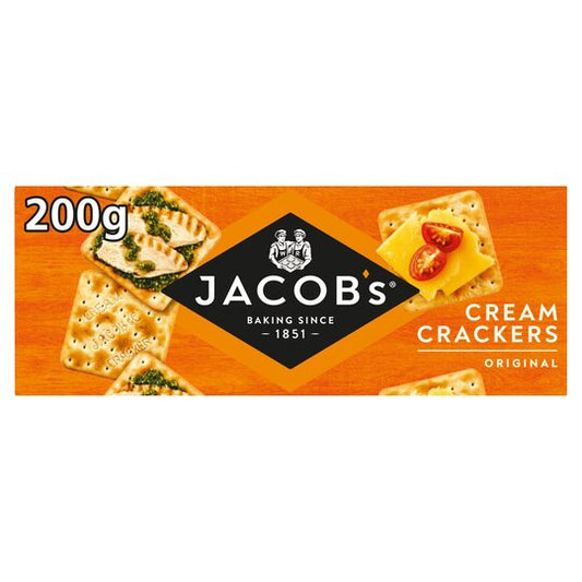 Jacobs Cream Cracker 200g จาคอบส์ ครีมแครกเกอร์ 200 กรัม