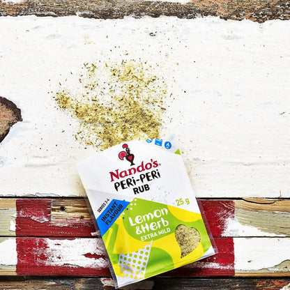 Nandos Peri Peri Extra Mild Lemon & Herb Dry Rub 25g