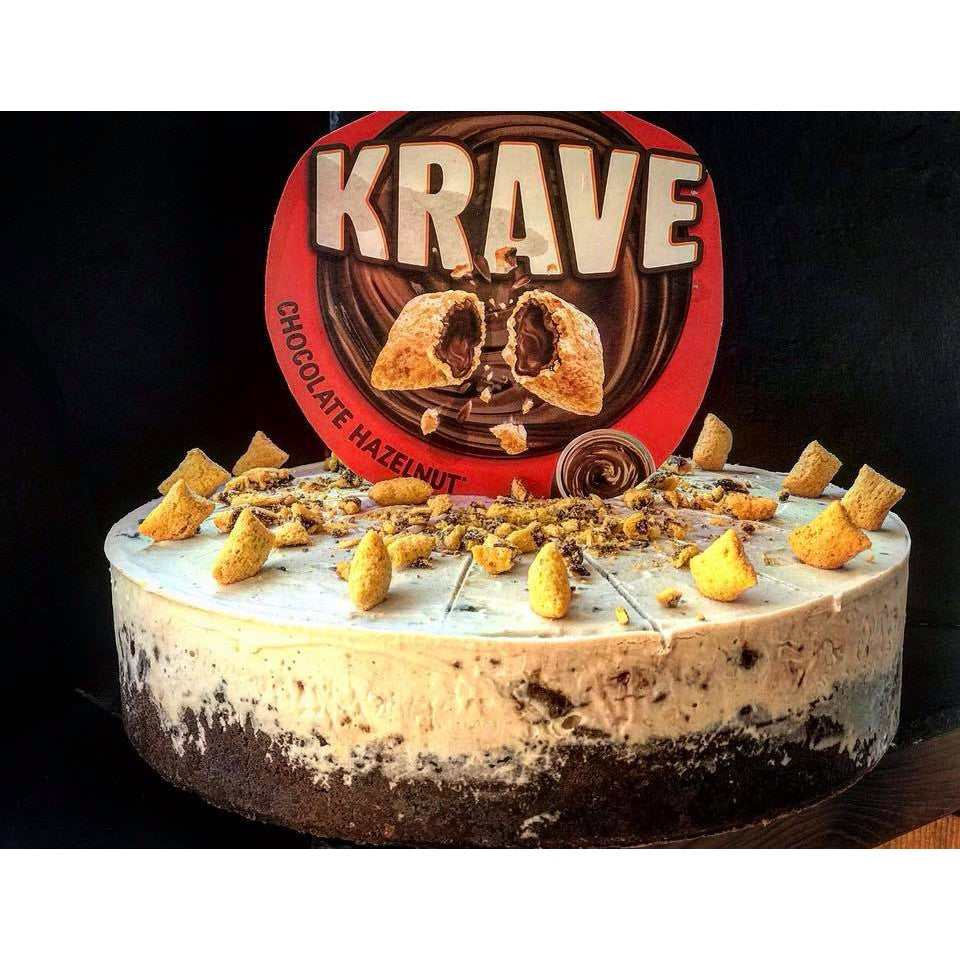 Kellogg’s Krave Chocolate hazelnut 410g เคลล็อกส์ เครฟ ซีเรียลอาหารเช้า สอดใส้ ช็อกโกแลต และ เฮเซลนัท 410g