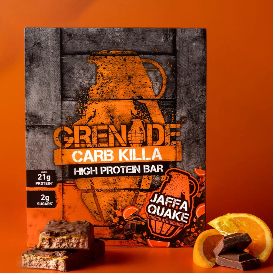 Grenade High Protein Bar Jaffa Quake Chocolate Orange 60g