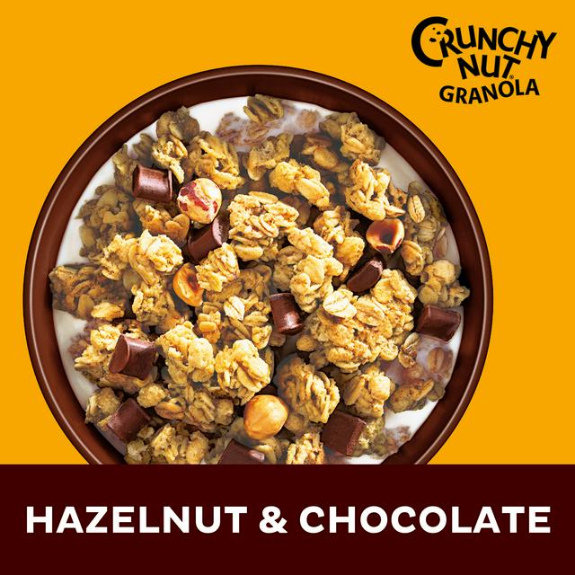 [BestBefore-08Aug2025] Kellogg's Crunchy Nut Granola Hazelnut & Chocolate 380G