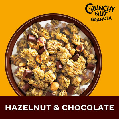 [BestBefore-08Aug2025] Kellogg's Crunchy Nut Granola Hazelnut & Chocolate 380G