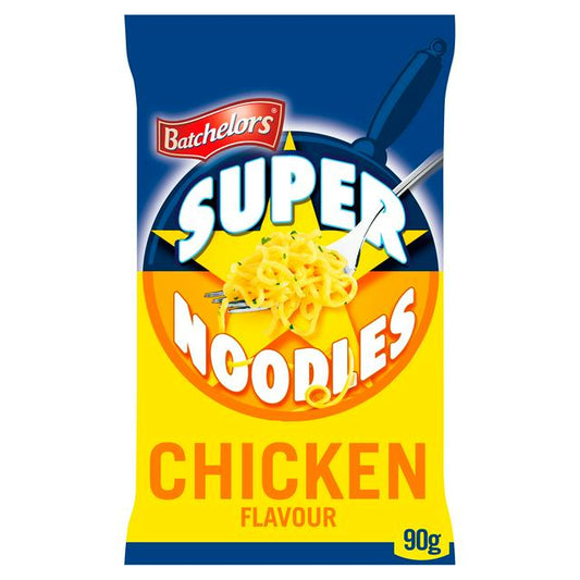 Batchelors Super Noodles Chicken Flavour  90G  แบทเชลอร์ซุปเปอร์บะหมี่รสไก่ 90 กรัม