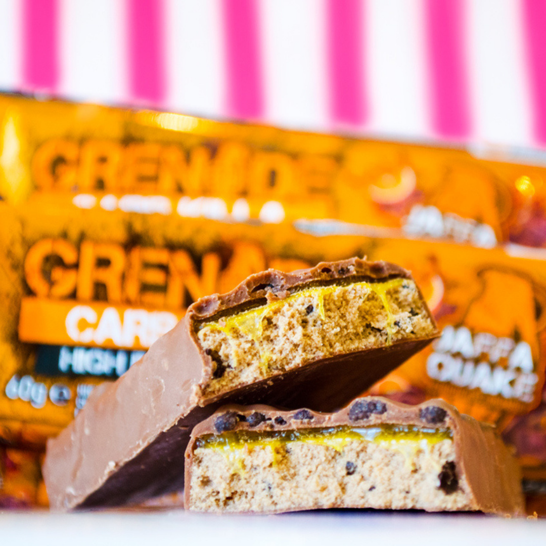 Grenade High Protein Bar Jaffa Quake Chocolate Orange 60g