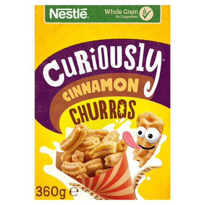 [Best Before 31-Oct-2024] Nestle Curiously Cinnamon Churros 360g เนสท์เล่ คิวเรียสลี่ ซินนามอน ชูโรส 360g