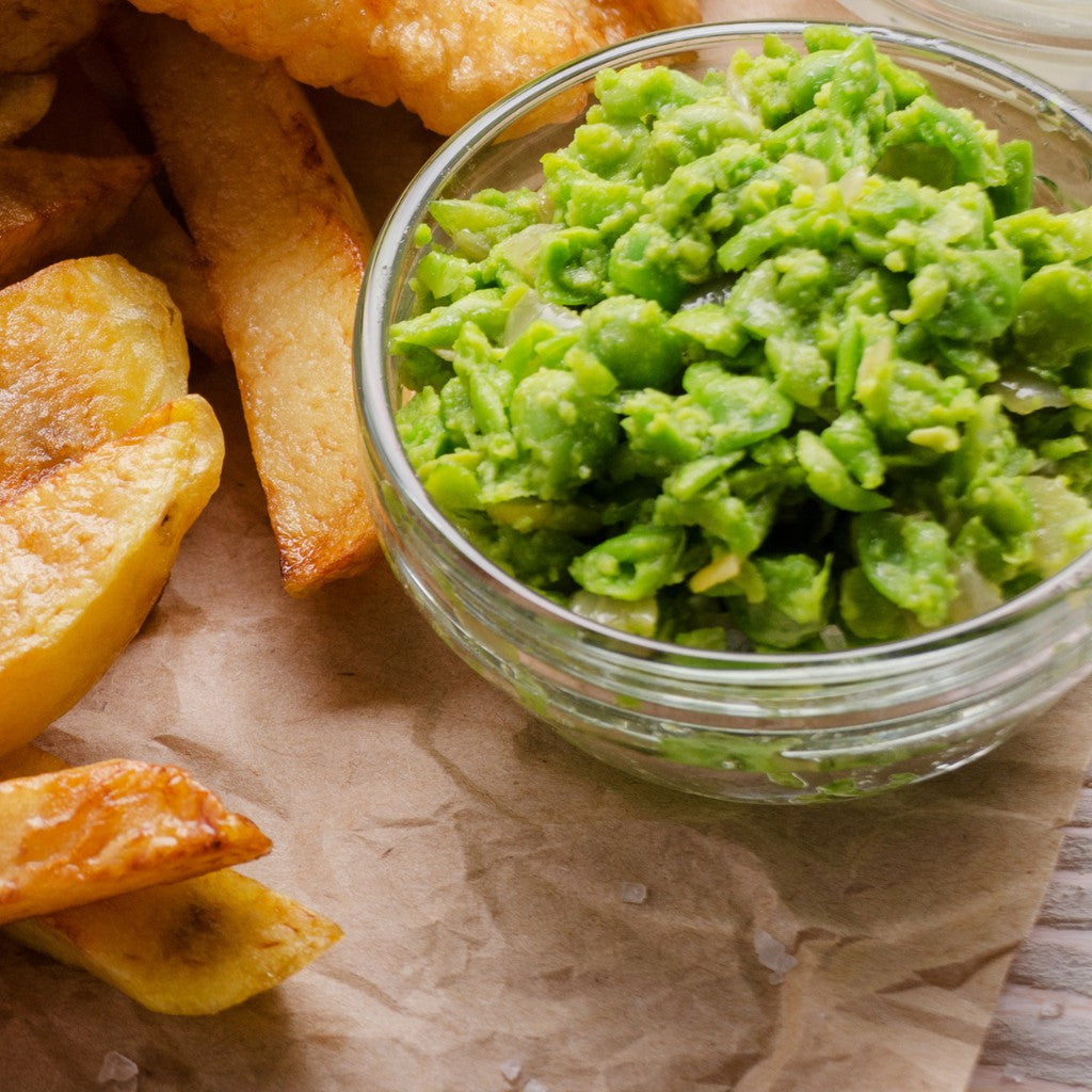 Batchelors Chip Shop Style Mushy Peas 3kg แบทเชเลอร์ ถั่วลันเตาบด 3กล.