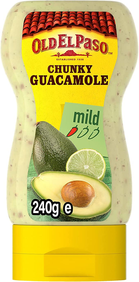 Old El Paso Chunky Guacamole Mild 240g