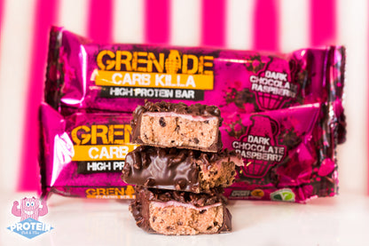 Grenade High Protein Bar Dark Chocolate Raspberry 60g