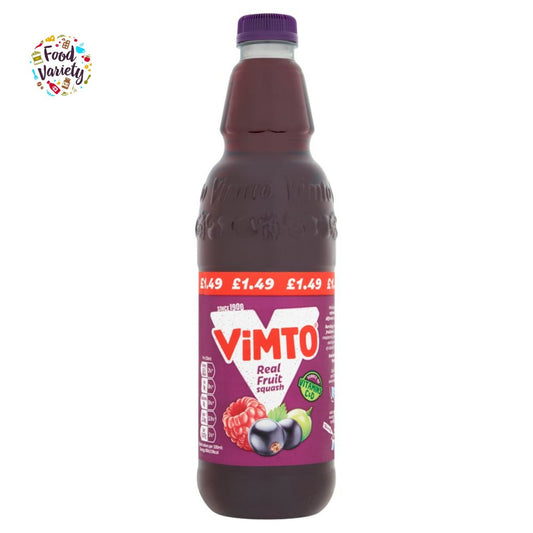 Vimto Real Fruit Squash 1l วิมโต นํ้าผลไม้รวมสควอชผลไม้แท้ 1ล