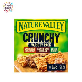 [Best Before 23-Jan-25] Nature Valley Crunchy Variety Pack 210 g เนเจอร์ วัลเล่ย์ ซีเรียลบาร์กรุบกรอบ 210 กรัม