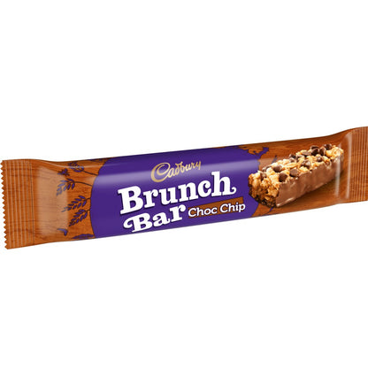 Cadbury Brunch Bar Chocolate Chip 160g (5 Bars) แคดเบอรี บรันช์ บาร์ ช็อกโกเลตชิพ 160 กรัม (5 แท่ง)