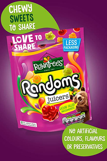 [BestBefore-31Jul2025] Rowntrees Random Juice Jelly  140G